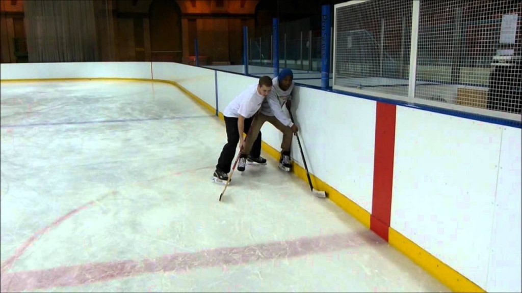 Hockey Body Checking How To Receive A Body Check Along the Wall or